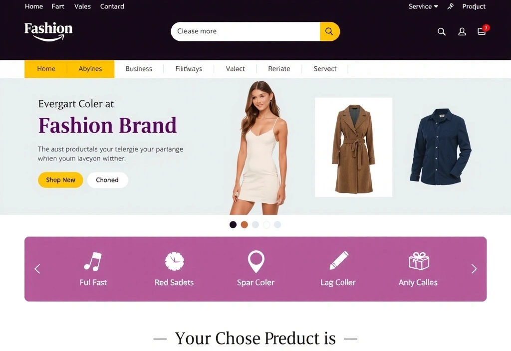 Náhled projektu e-shopu s oblečením