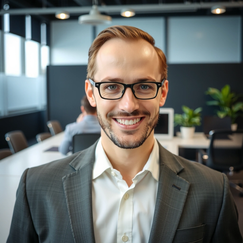 Portrét Jana Nováka, zakladatele a webdesignera