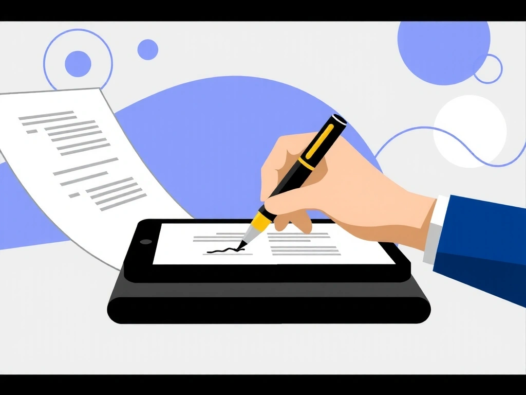 Ilustrace smlouvy a digitálního podpisu