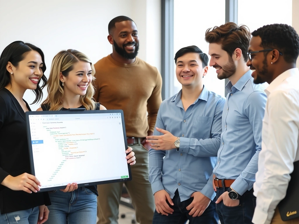 Tým designmint, který pracuje na projektu a konzultuje detaily s klientem